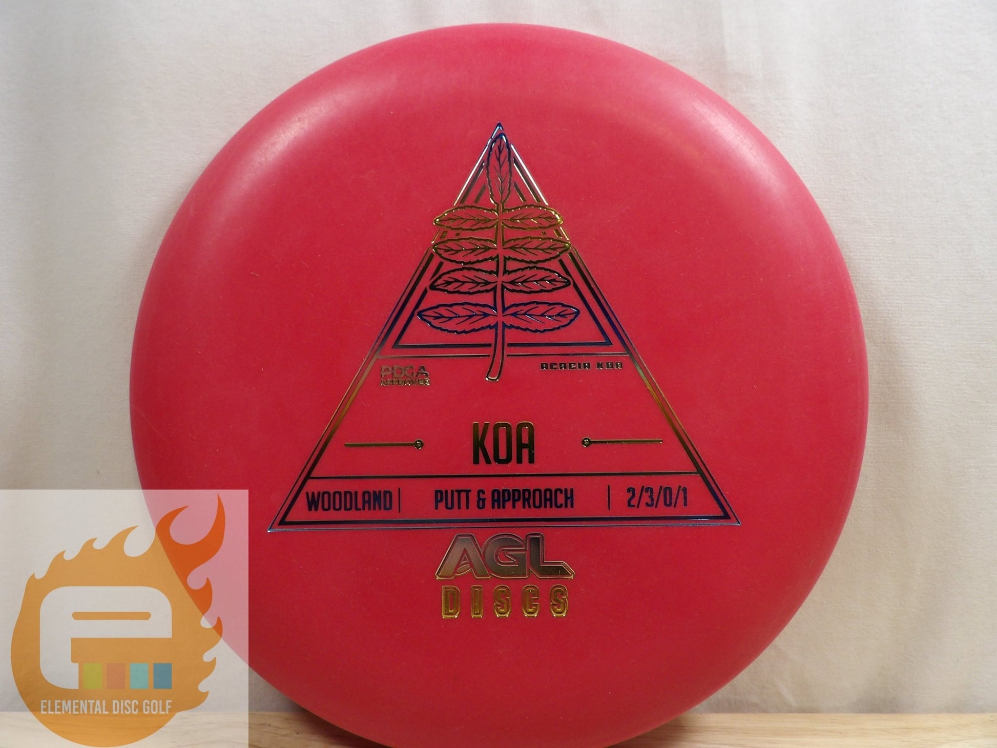 AGL Woodland Koa - Elemental Disc Golf