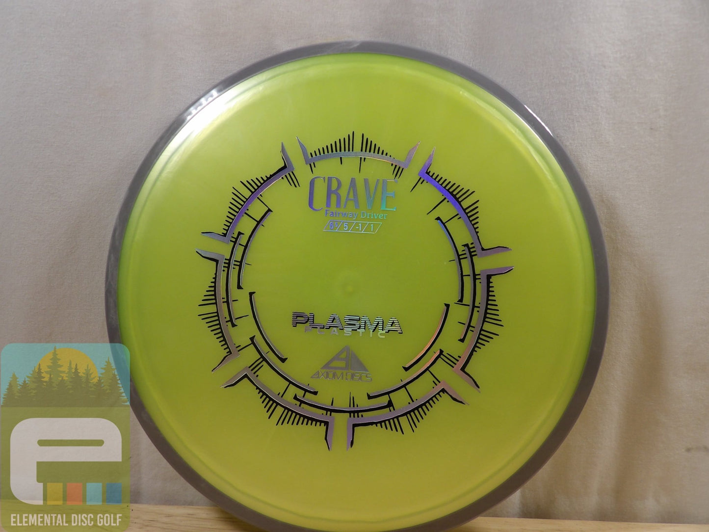 Axiom Plasma Crave (6.5/5/ - 1/1) - Elemental Disc Golf