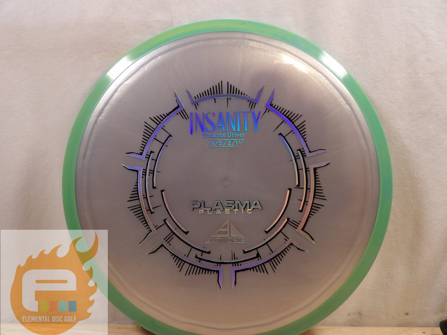 Axiom Plasma Insanity (9/5/ - 2/1.5) - Elemental Disc Golf