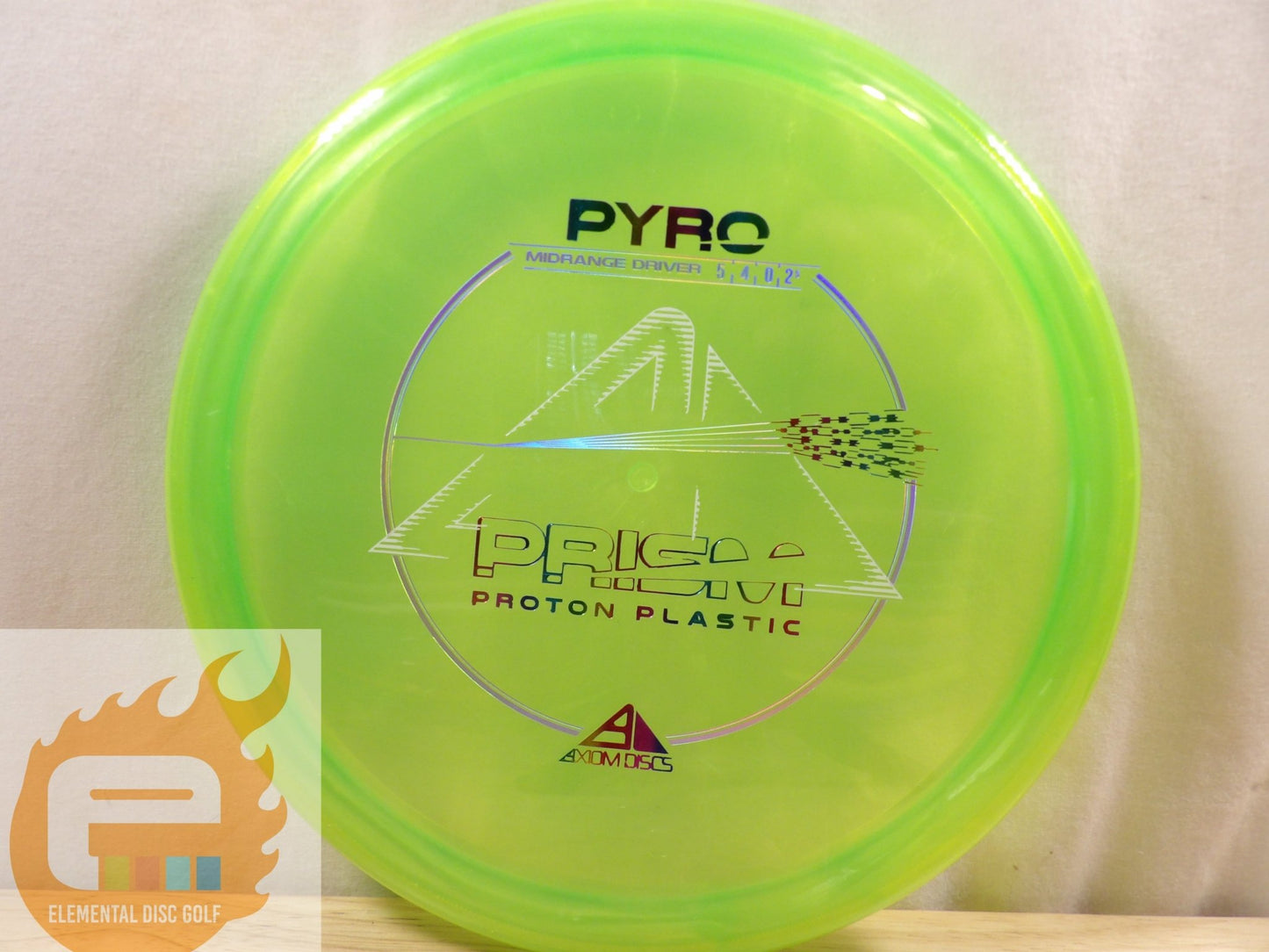 Axiom Prism Proton Pyro (5/4/0/2.5) - Elemental Disc Golf