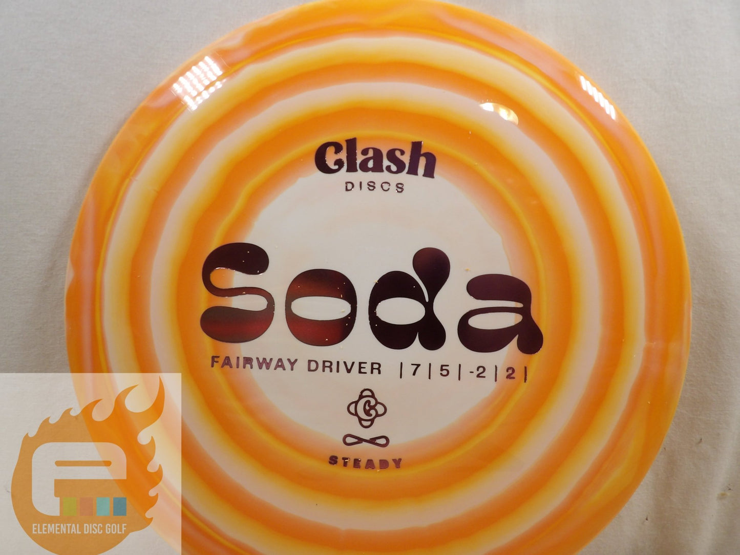 Clash Discs Steady Ring Soda (7/5/ - 2/2) - Elemental Disc Golf