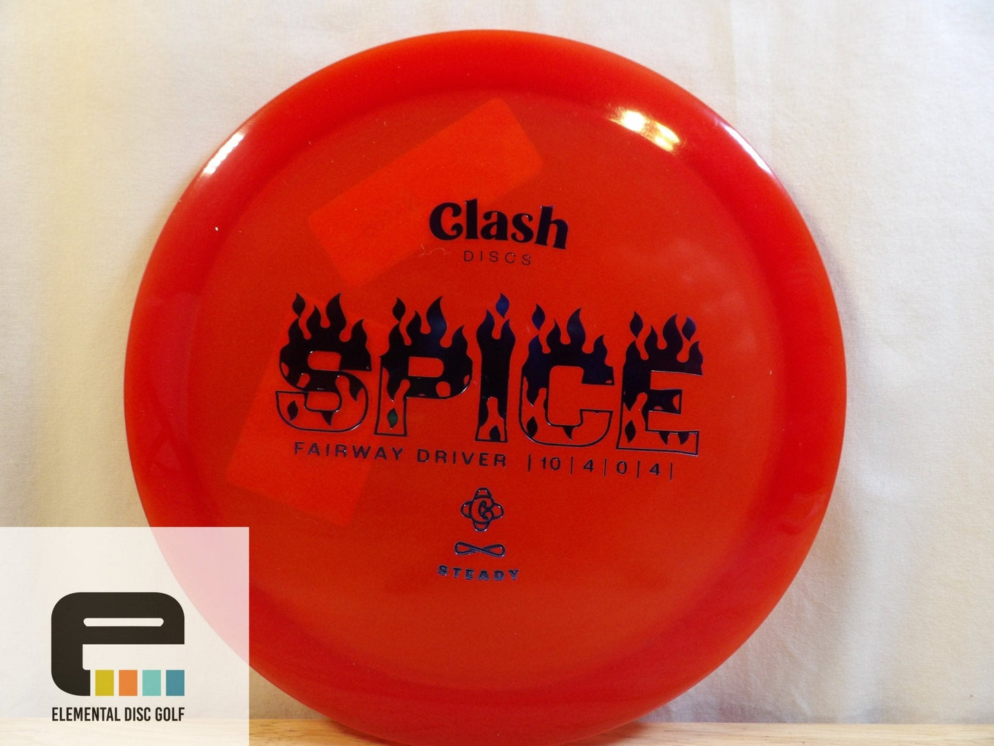 Clash Discs Steady Spice (10/4/0/4) - Elemental Disc Golf