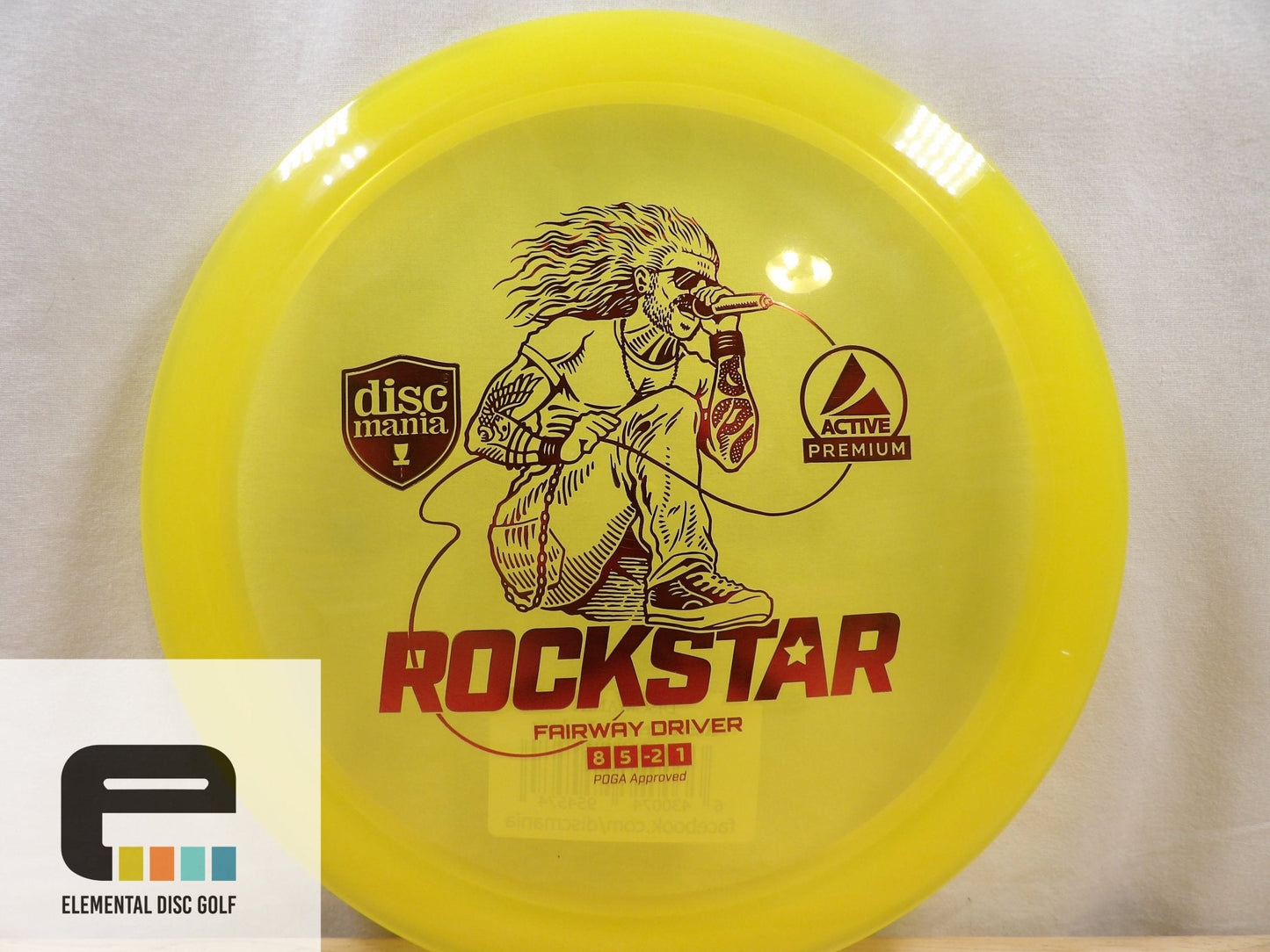 Discmania Active Premium Rockstar (8/5/ - 2/1) - Elemental Disc Golf