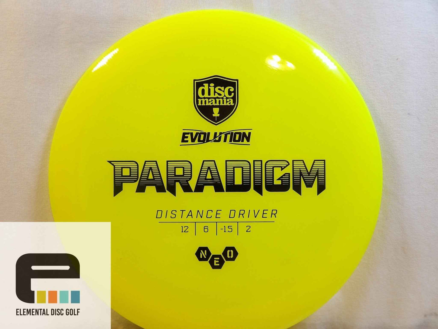 Discmania Neo Paradigm (12/6/-1.5/2) - Elemental Disc Golf