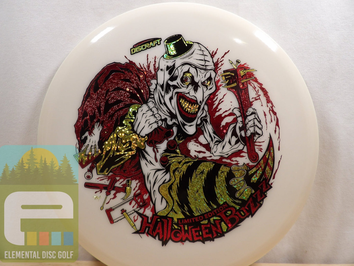 Discraft 2025 Tri - Foil glo Halloween Buzzz - Elemental Disc Golf