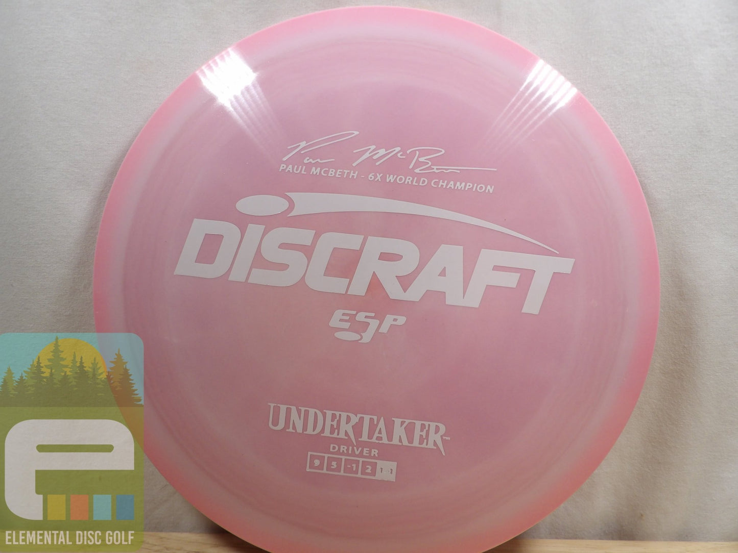 Discraft ESP Undertaker (9/5/ - 1/2) - Elemental Disc Golf