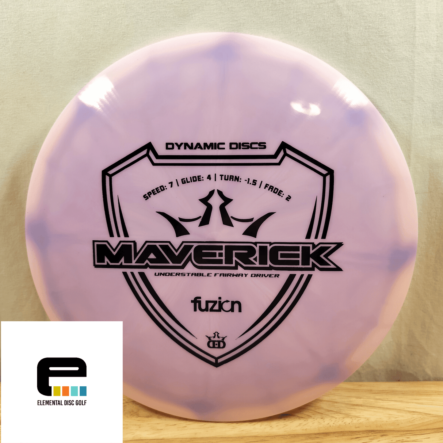 Dynamic Discs Fuzion Burst Maverick (7/4/-1.5/2) - Elemental Disc Golf