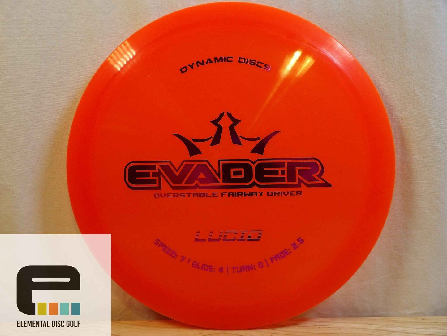 Dynamic Discs Lucid Evader (7/4/0/2.5) - Elemental Disc Golf