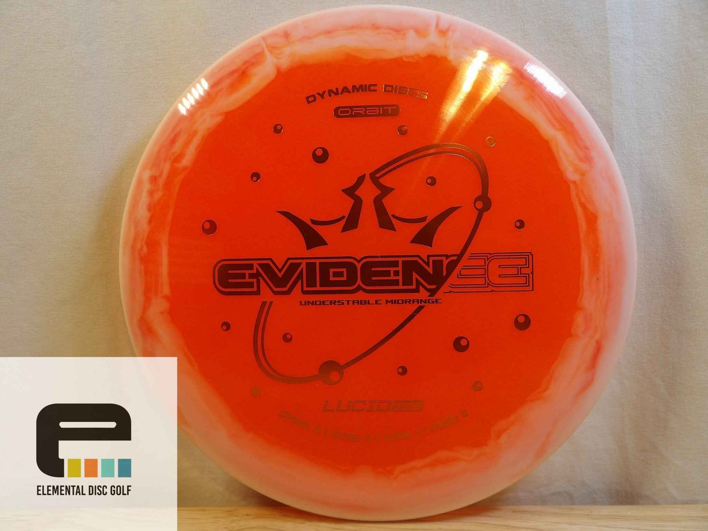 Dynamic Discs Lucid Ice Orbit Evidence (5/5/-1/0) - Elemental Disc Golf