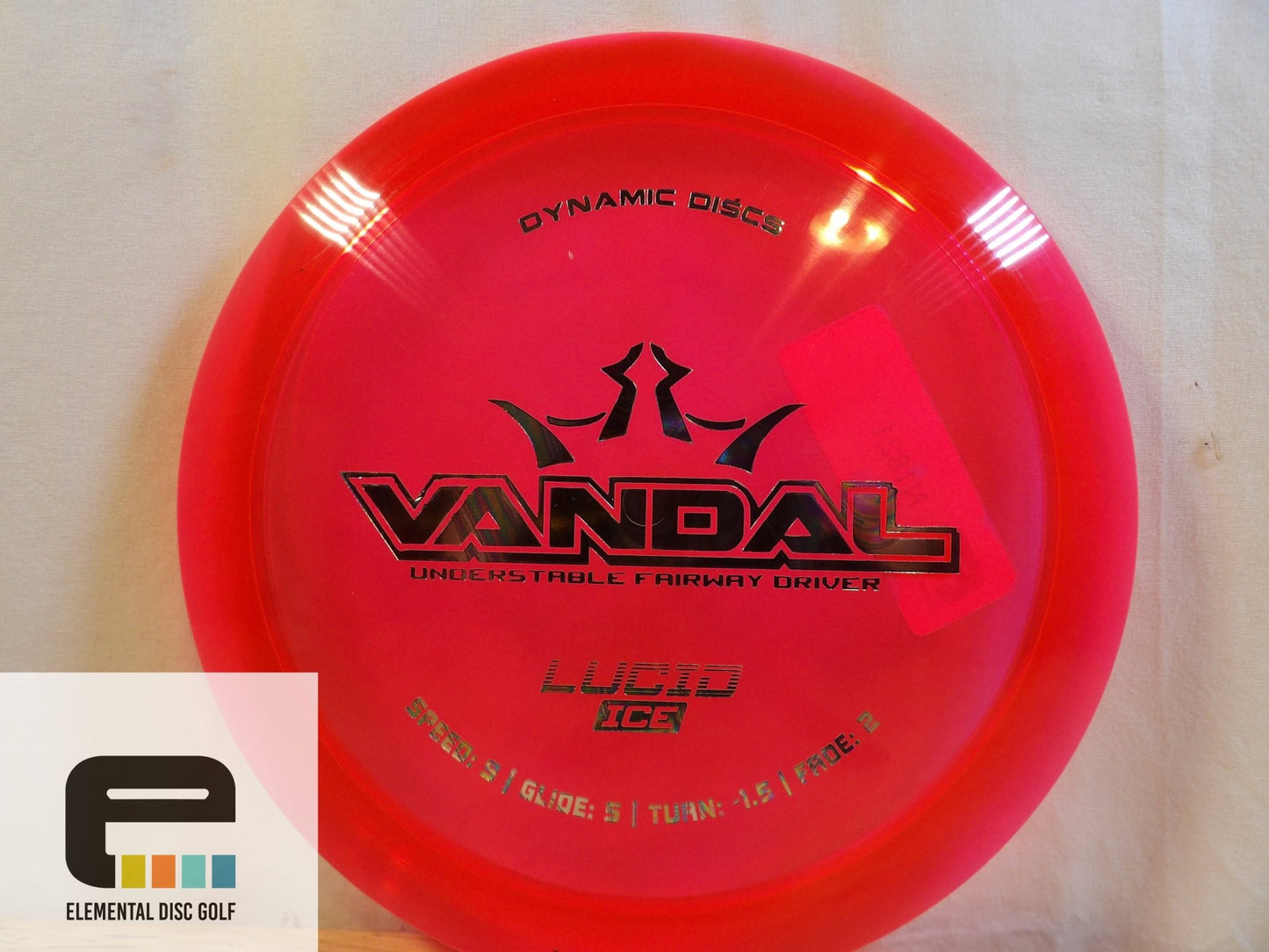 Dynamic Discs Lucid Ice Vandal - Elemental Disc Golf