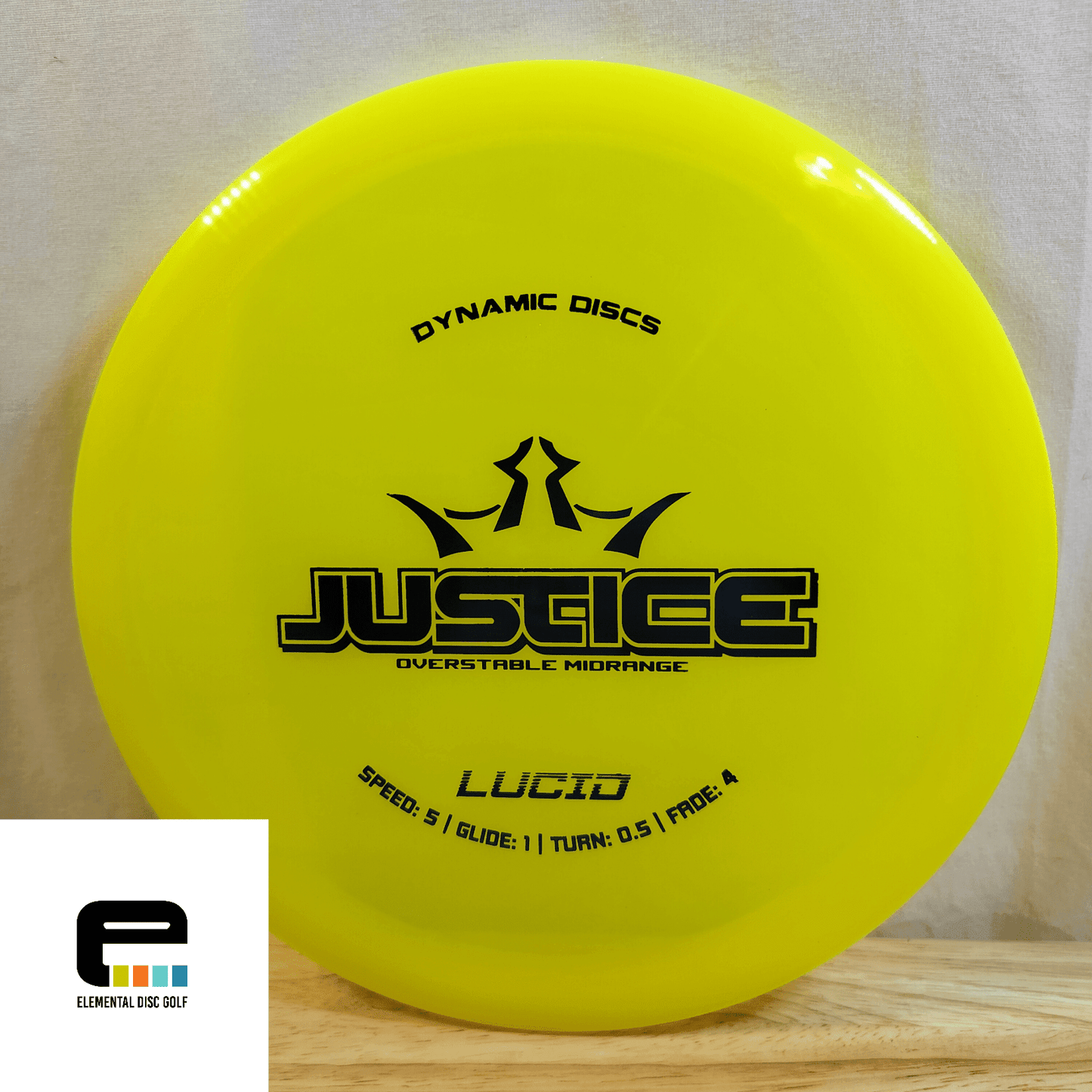 Dynamic Discs Lucid Justice (5/1/0.5/4) - Elemental Disc Golf