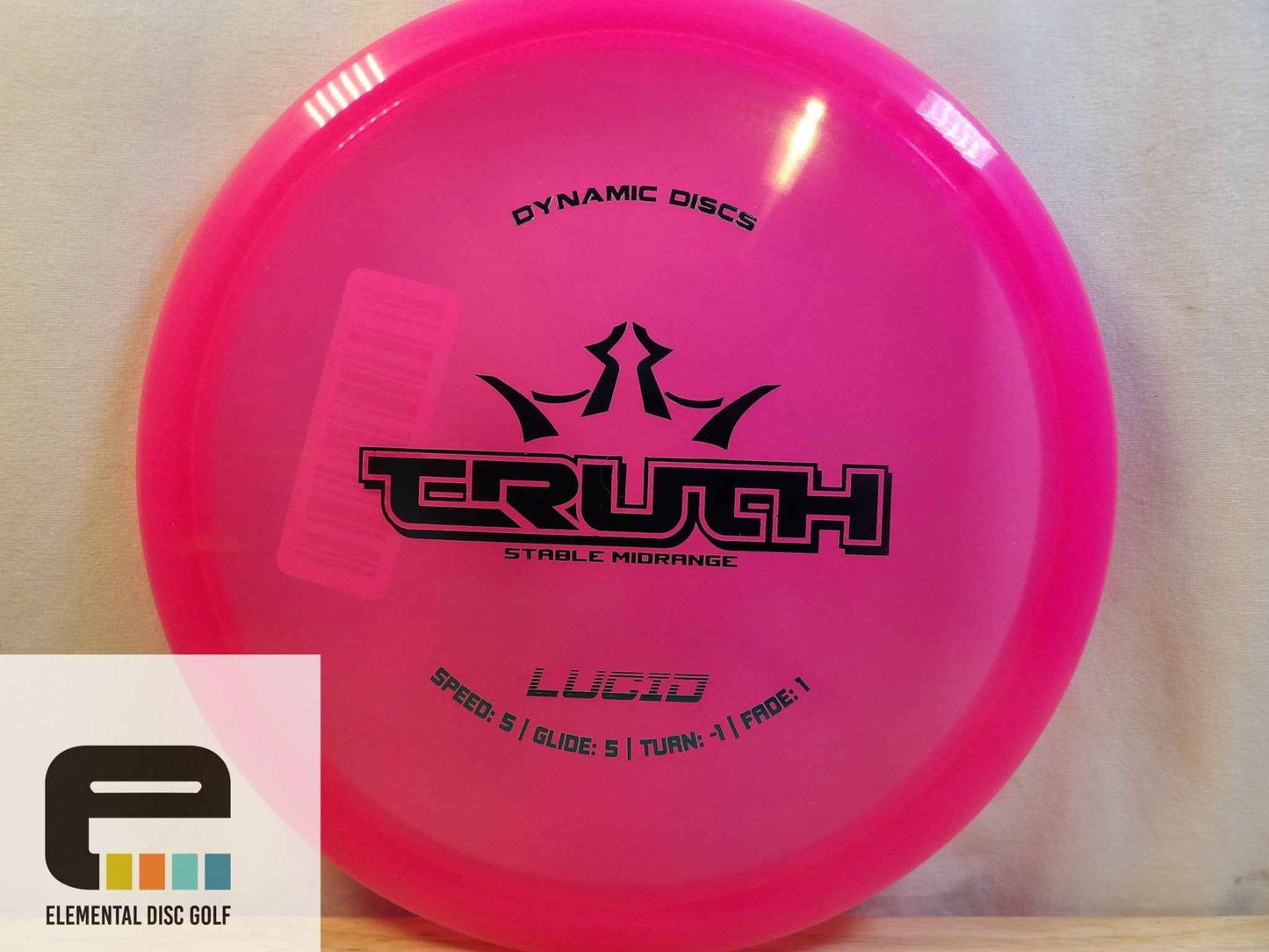 Dynamic Discs Lucid Truth (5/5/-1/1) - Elemental Disc Golf