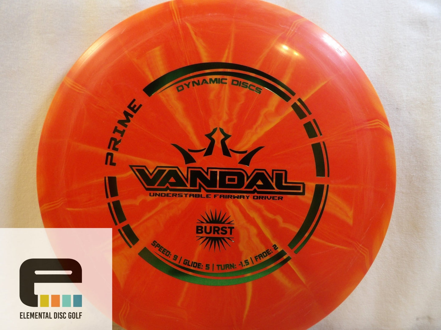 Dynamic Discs Prime Burst Vandal - Elemental Disc Golf