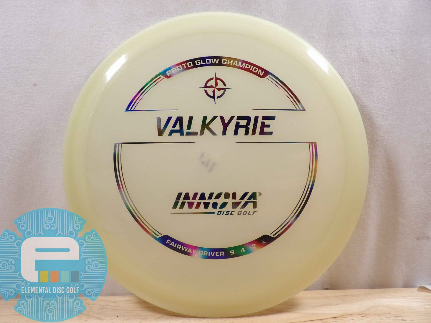Innova Champion Proto Glow Valkyrie (9/4/-2/2) - Elemental Disc Golf