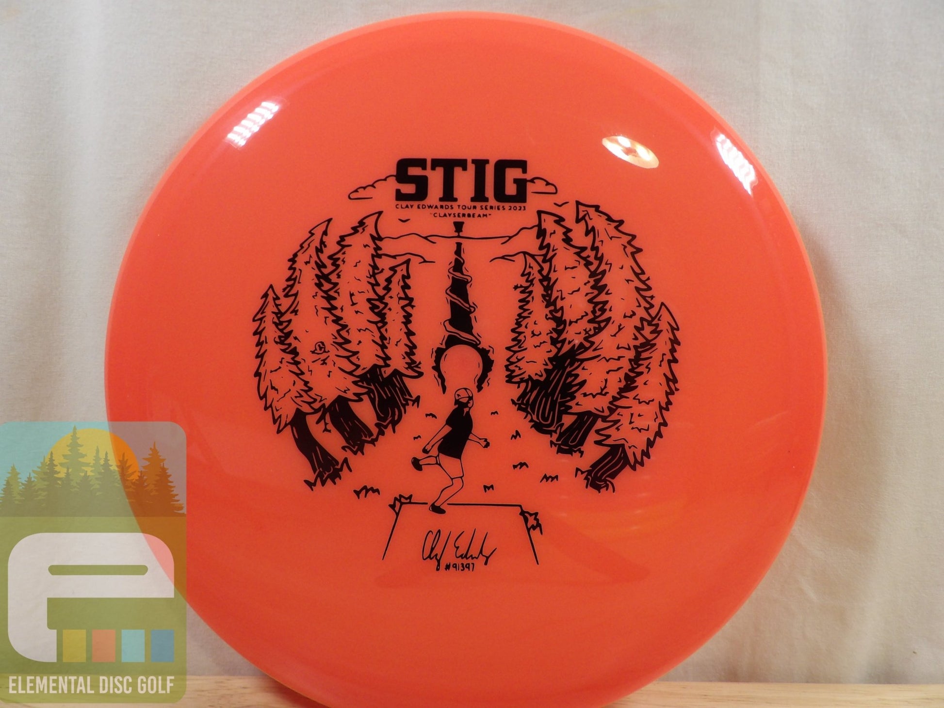 Kastaplast K1 Hard Stig (Clay Edwards) - Elemental Disc Golf