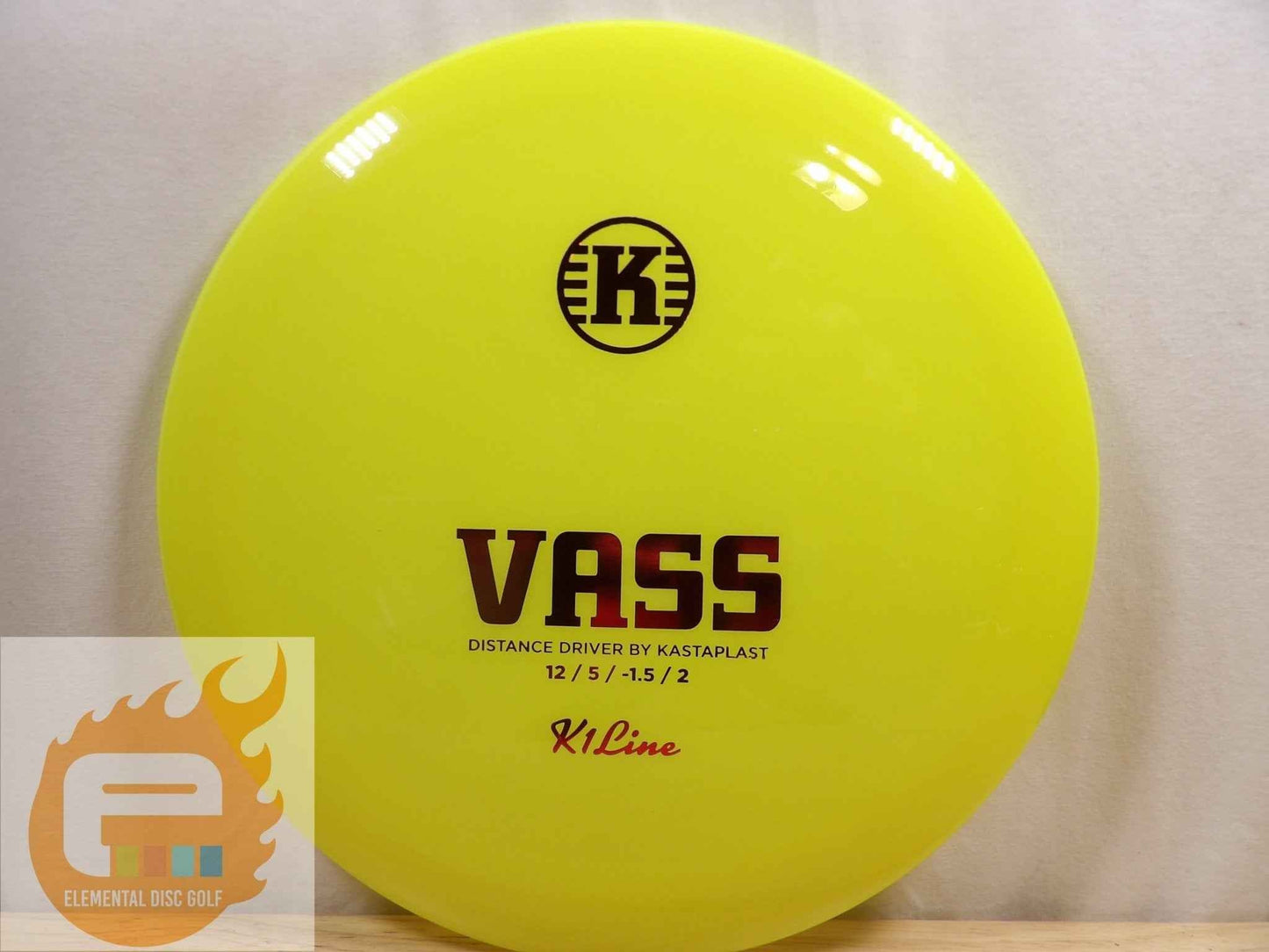 Kastaplast K1 Vass (12/5/-1.5/2) - Elemental Disc Golf