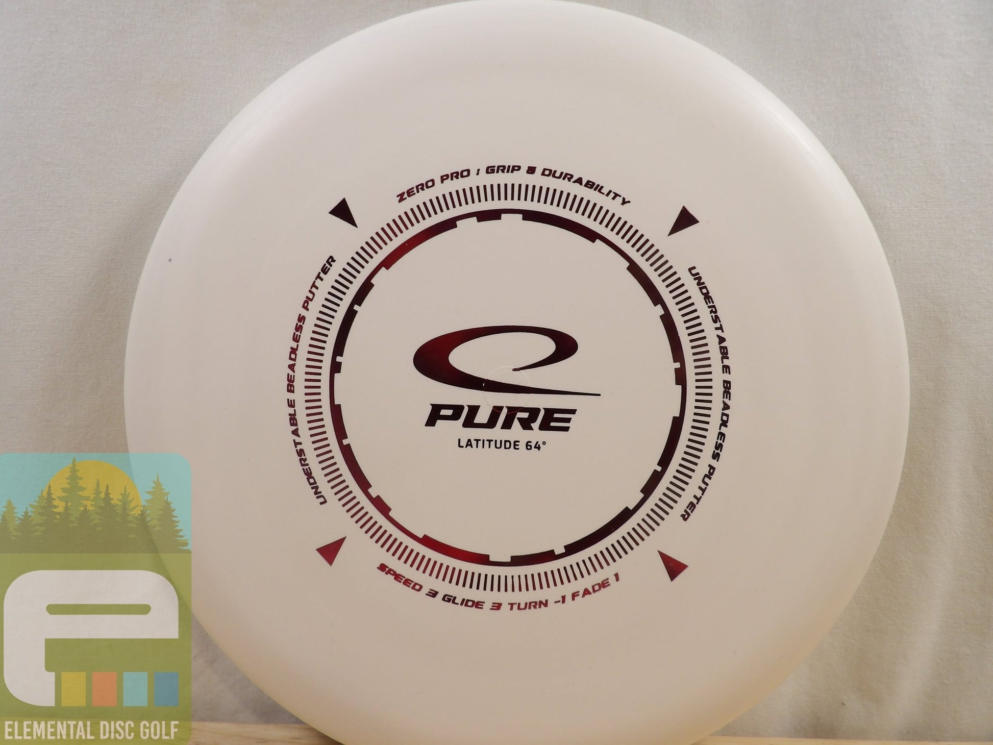 Latitude 64 Zero Pro Pure (3/3/ - 1/1) - Elemental Disc Golf