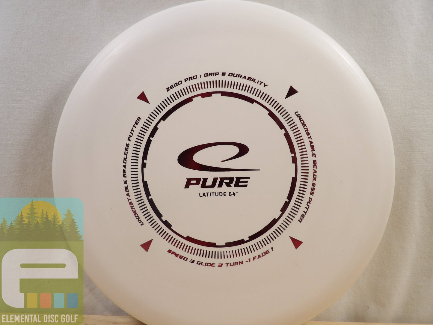 Latitude 64 Zero Pro Pure (3/3/ - 1/1) - Elemental Disc Golf