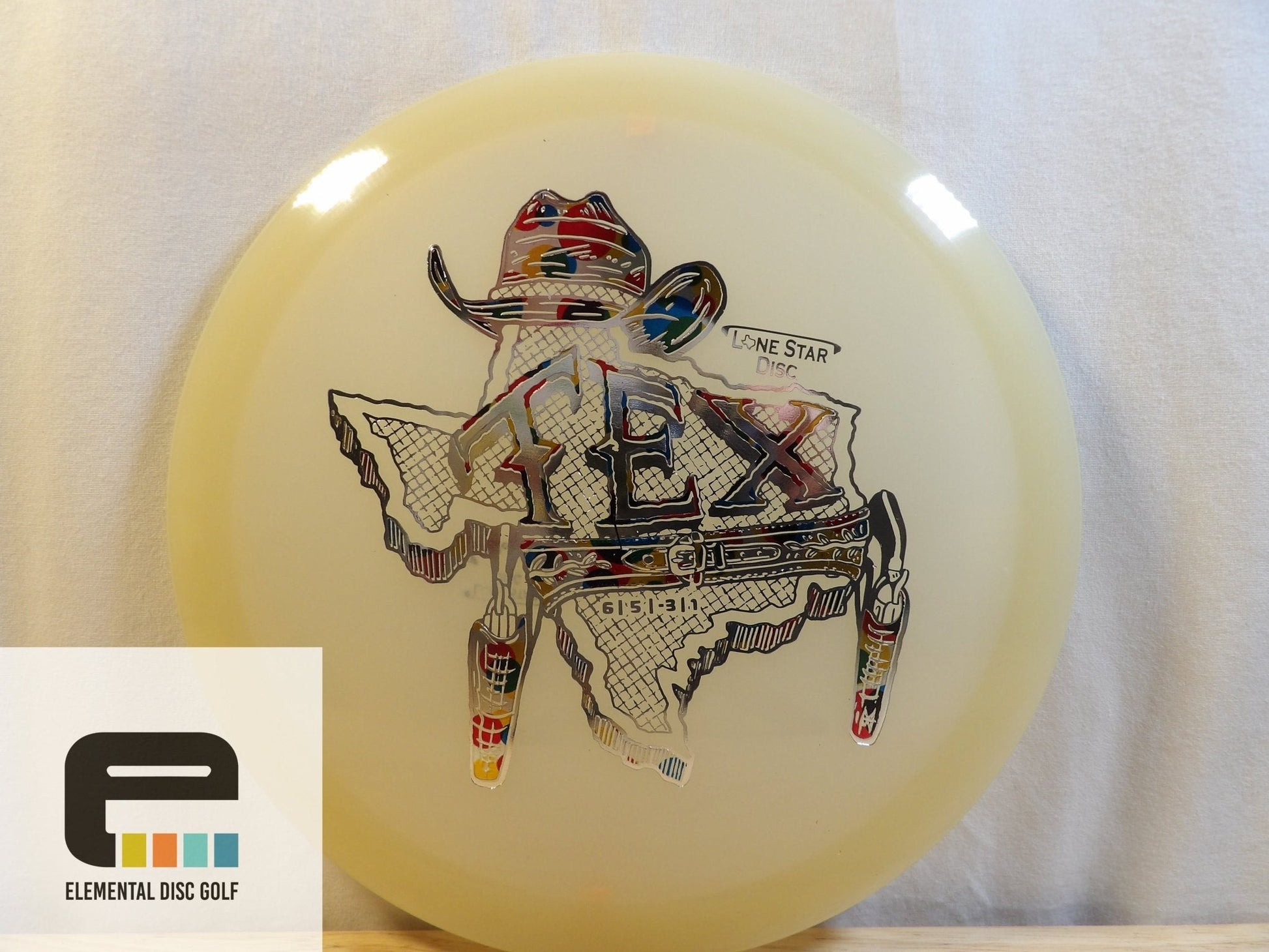 Lone Star Alpha Glow Tex (6/5/ - 3/1) - Elemental Disc Golf