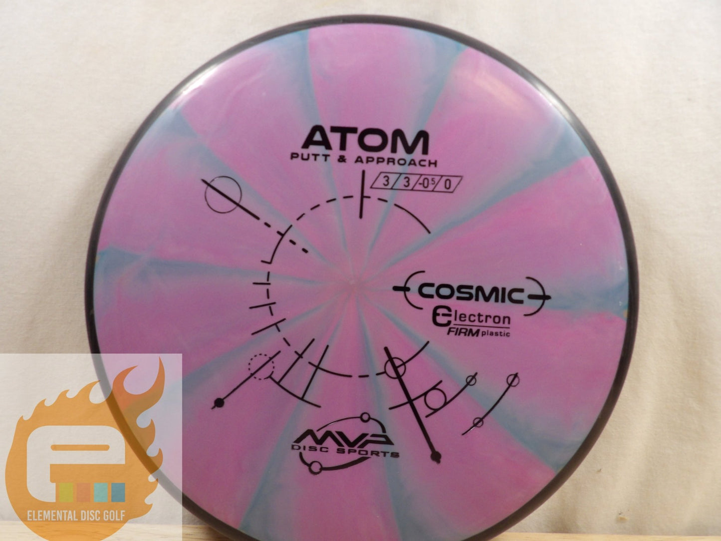 MVP Cosmic Electron Firm Atom (3/3/ - 0.5/0) - Elemental Disc Golf
