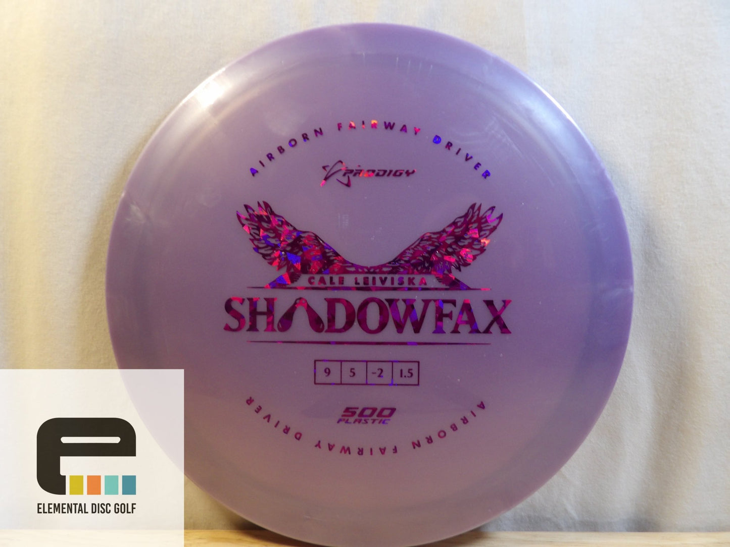 Prodigy 500 Shadowfax (Cale Leiviska) - Elemental Disc Golf