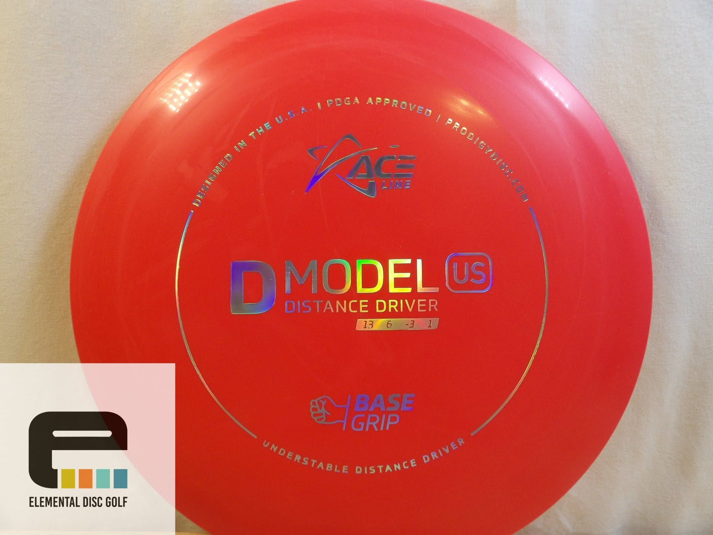Prodigy Base Grip D Model US - Elemental Disc Golf