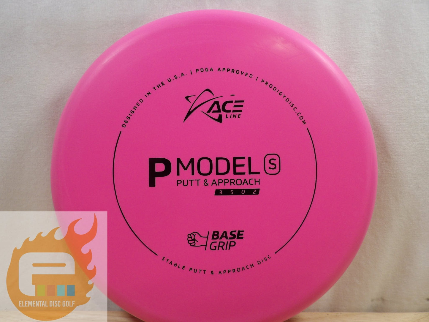 Prodigy Base Grip P Model S (Cale Leviska Bottom Stamp) - Elemental Disc Golf