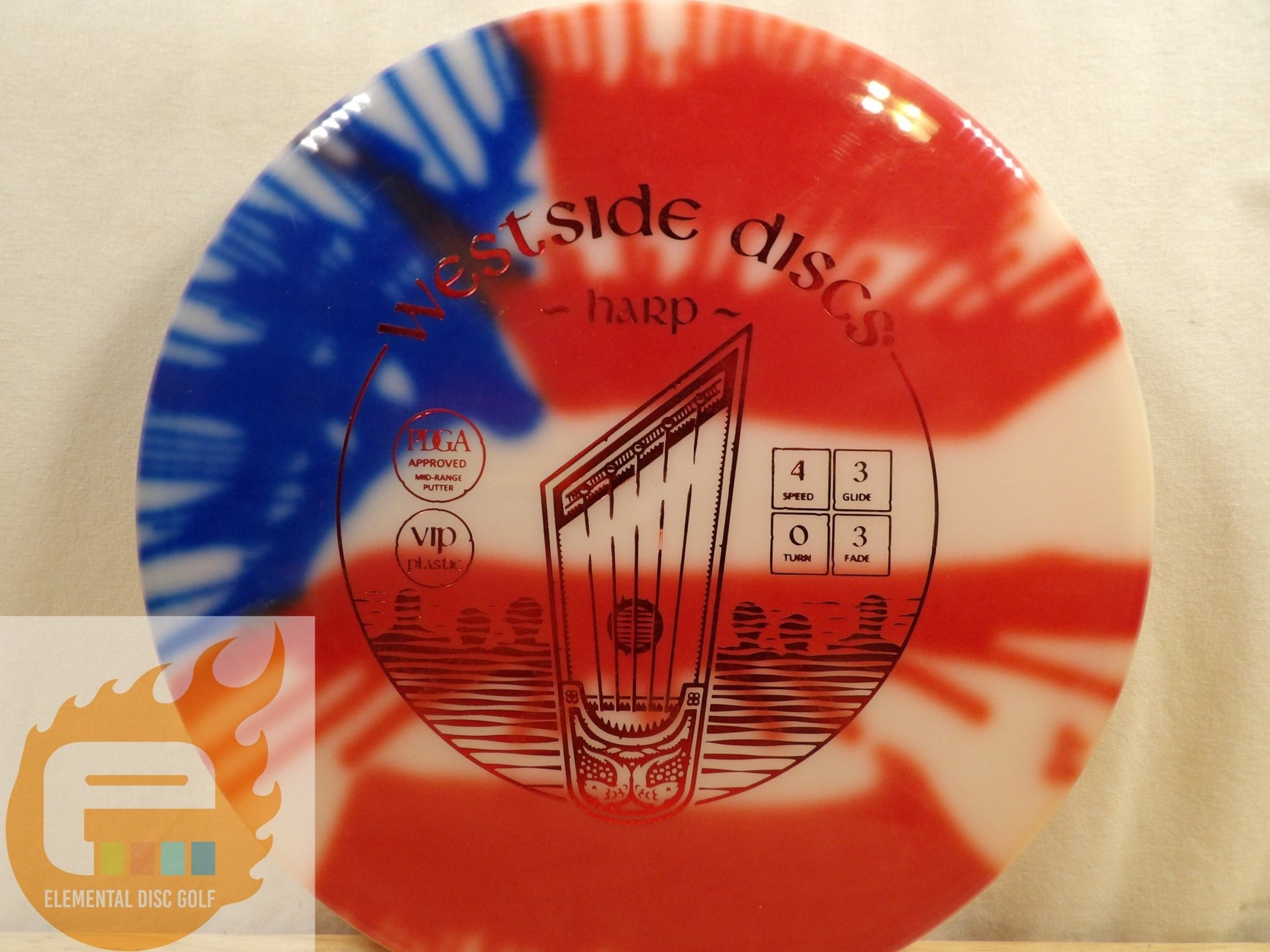 Westside Vip MyDye Harp (4/3/0/3) - Elemental Disc Golf
