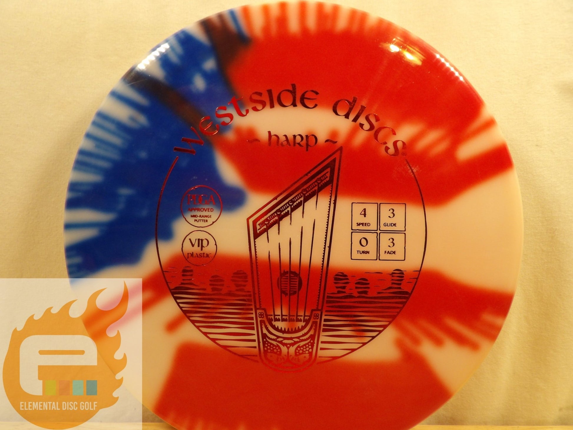 Westside Vip MyDye Harp (4/3/0/3) - Elemental Disc Golf
