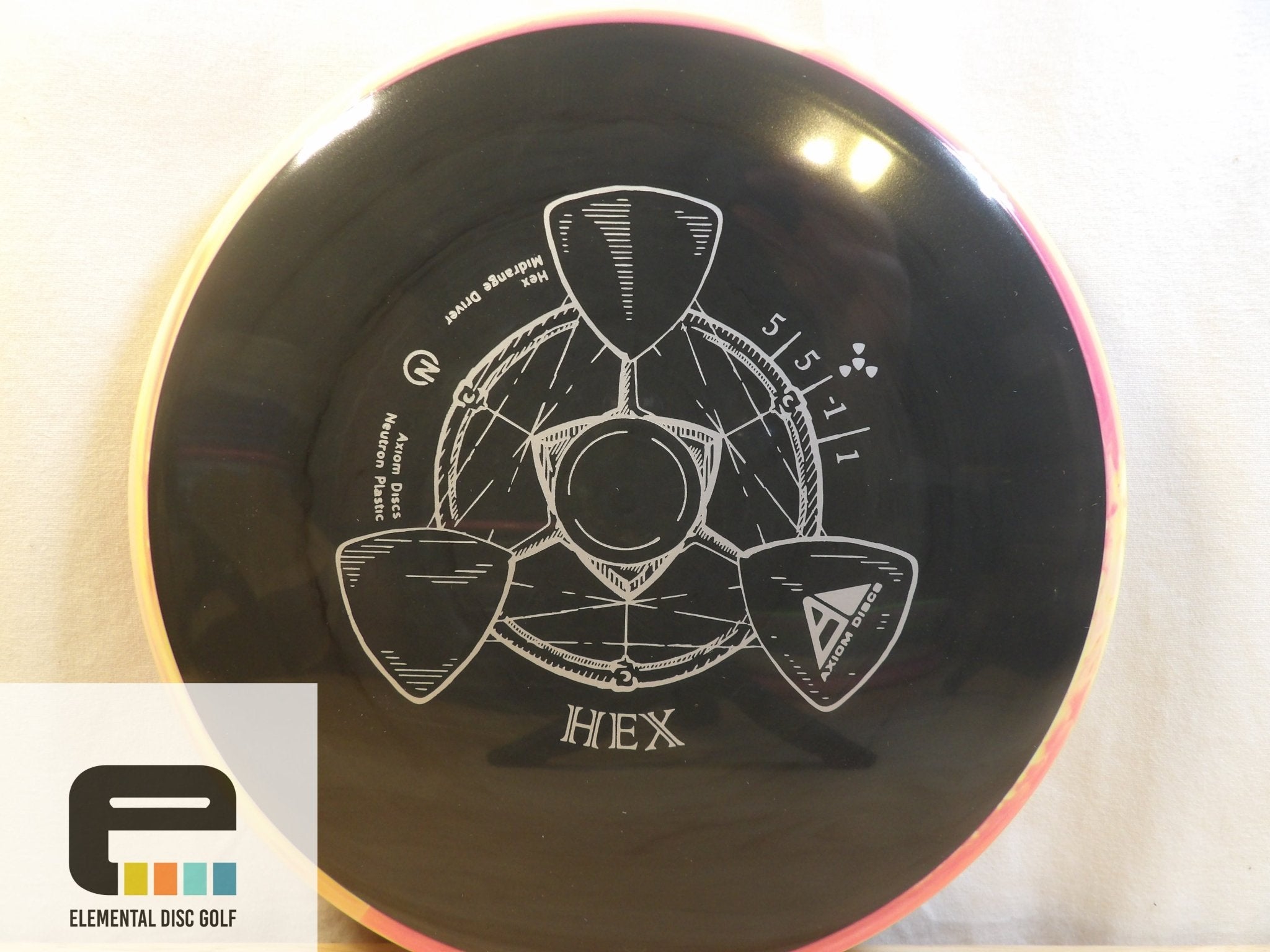 Axiom Hex (5/5/-1/1) - Elemental Disc Golf