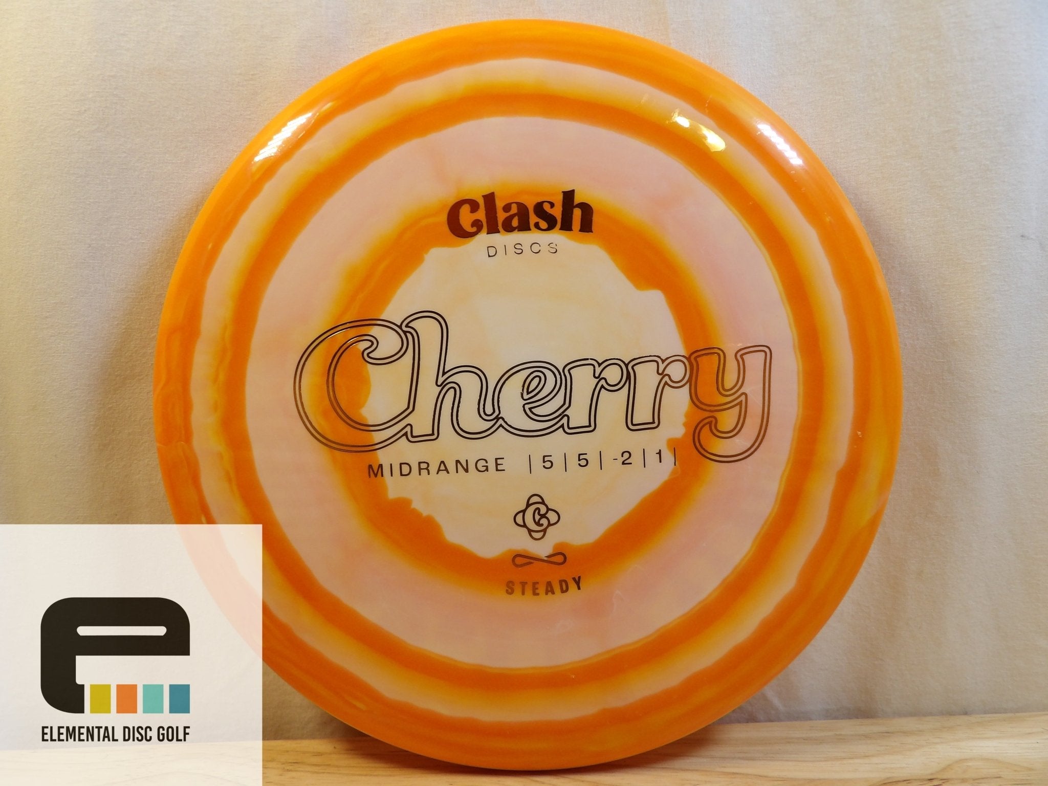 Clash Discs Cherry ( 5 / 5 / -2 / 1 ) - Elemental Disc Golf