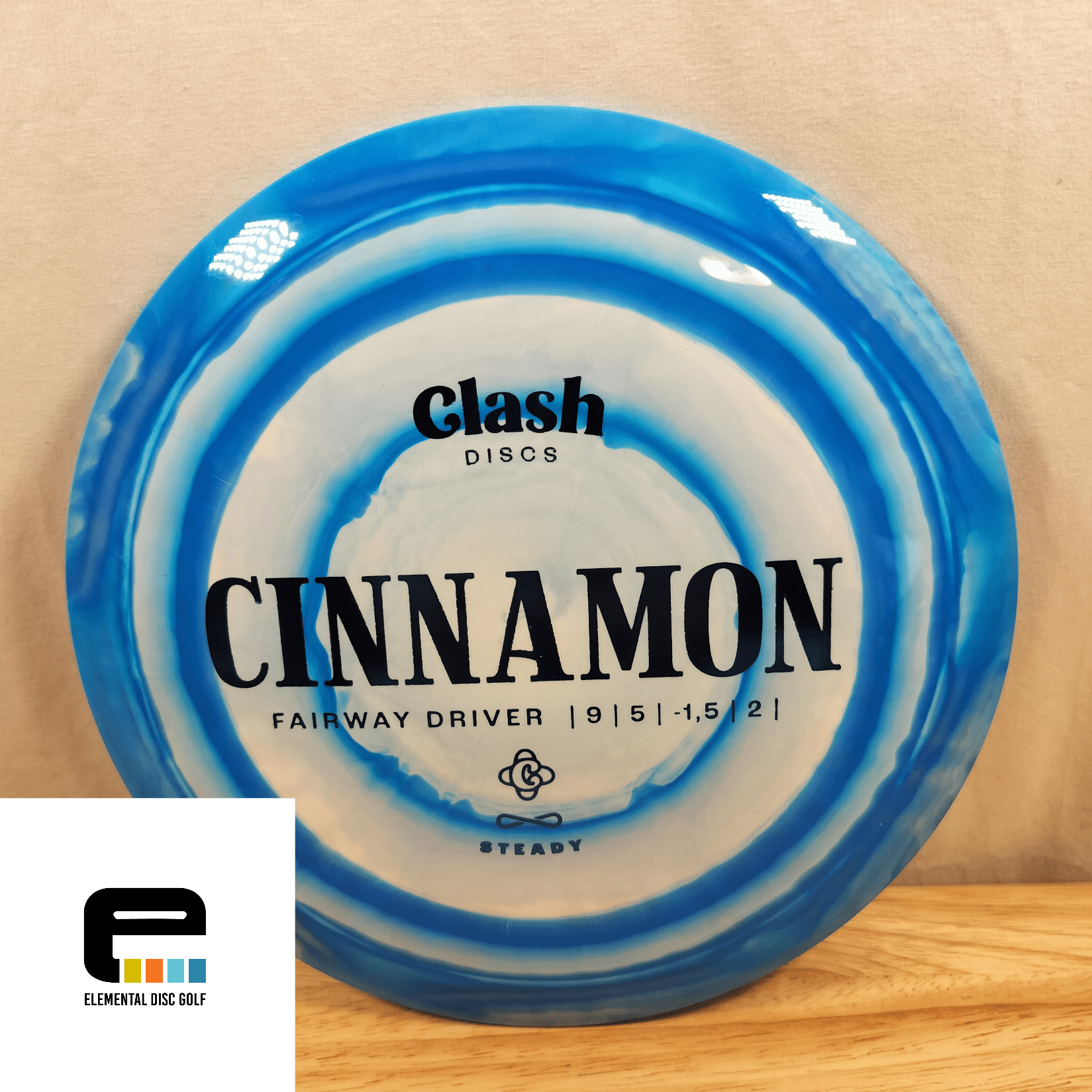 Clash Discs Cinnamon (9/5/-1.5/2) - Elemental Disc Golf