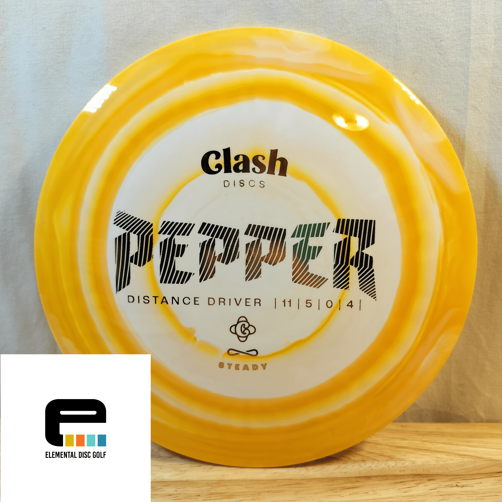 Clash Discs Pepper (11/5/0/4) - Elemental Disc Golf