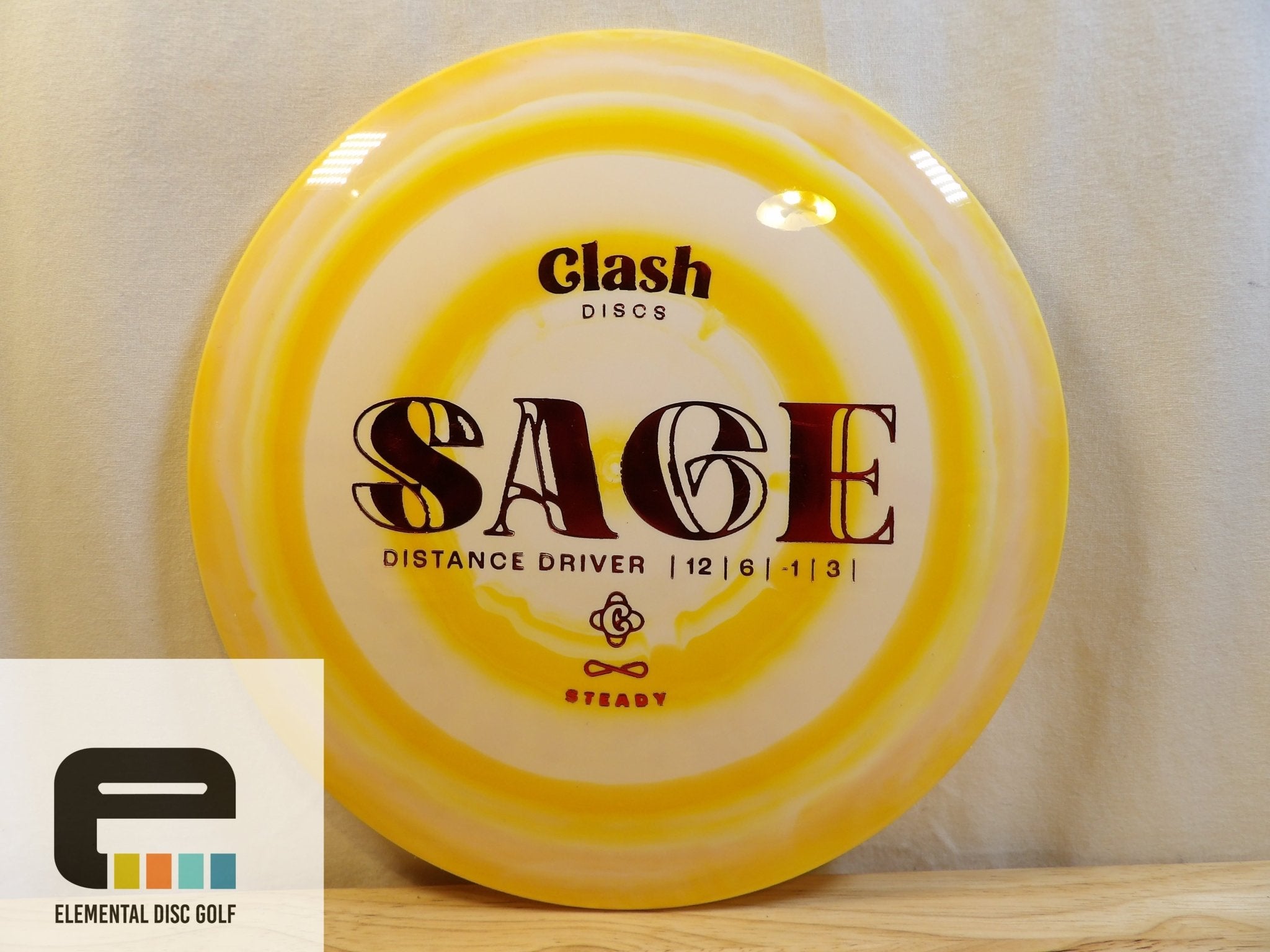 Clash Discs Sage ( 12 / 6 / -1 / 3) - Elemental Disc Golf