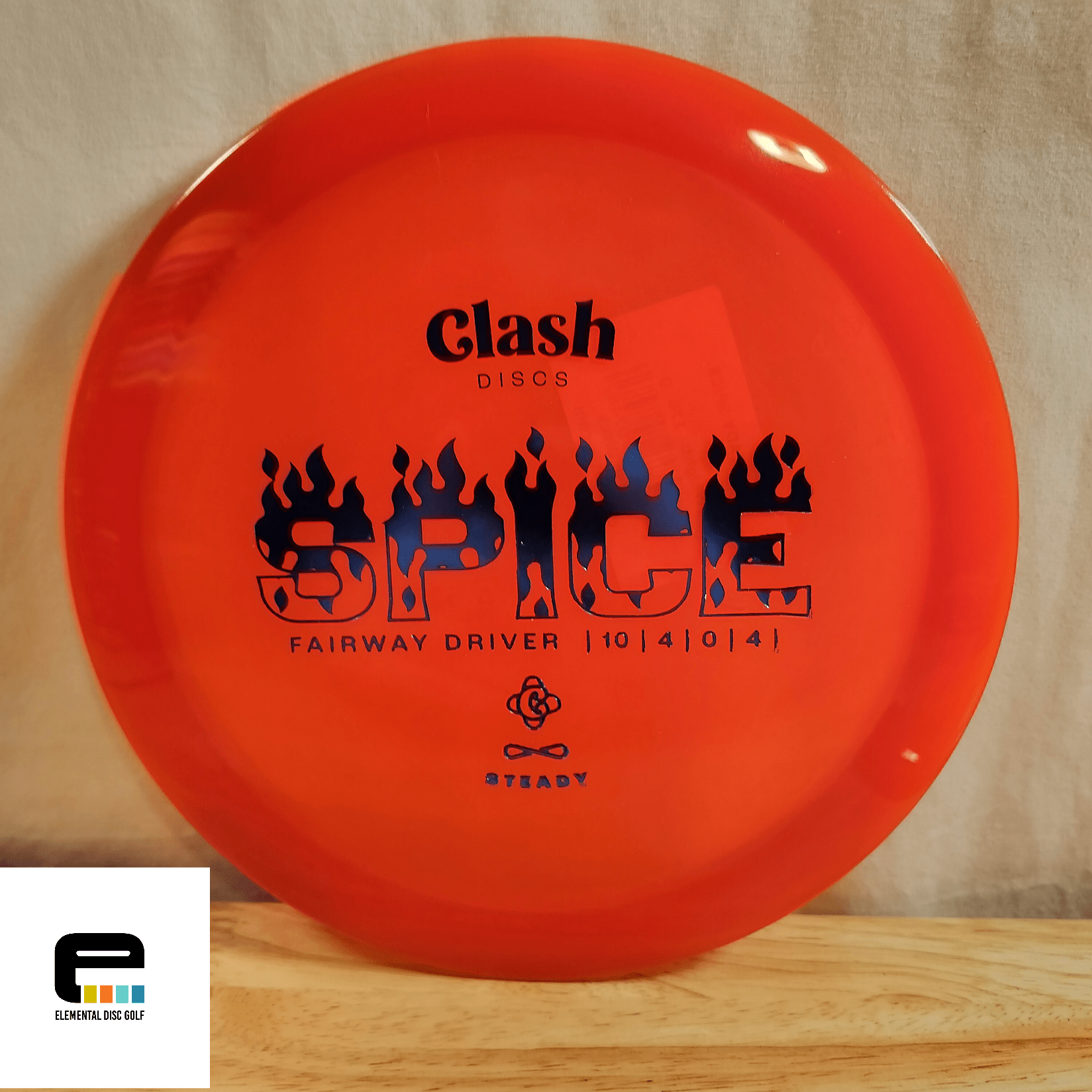 Clash Discs Spice (10/4/0/4) - Elemental Disc Golf