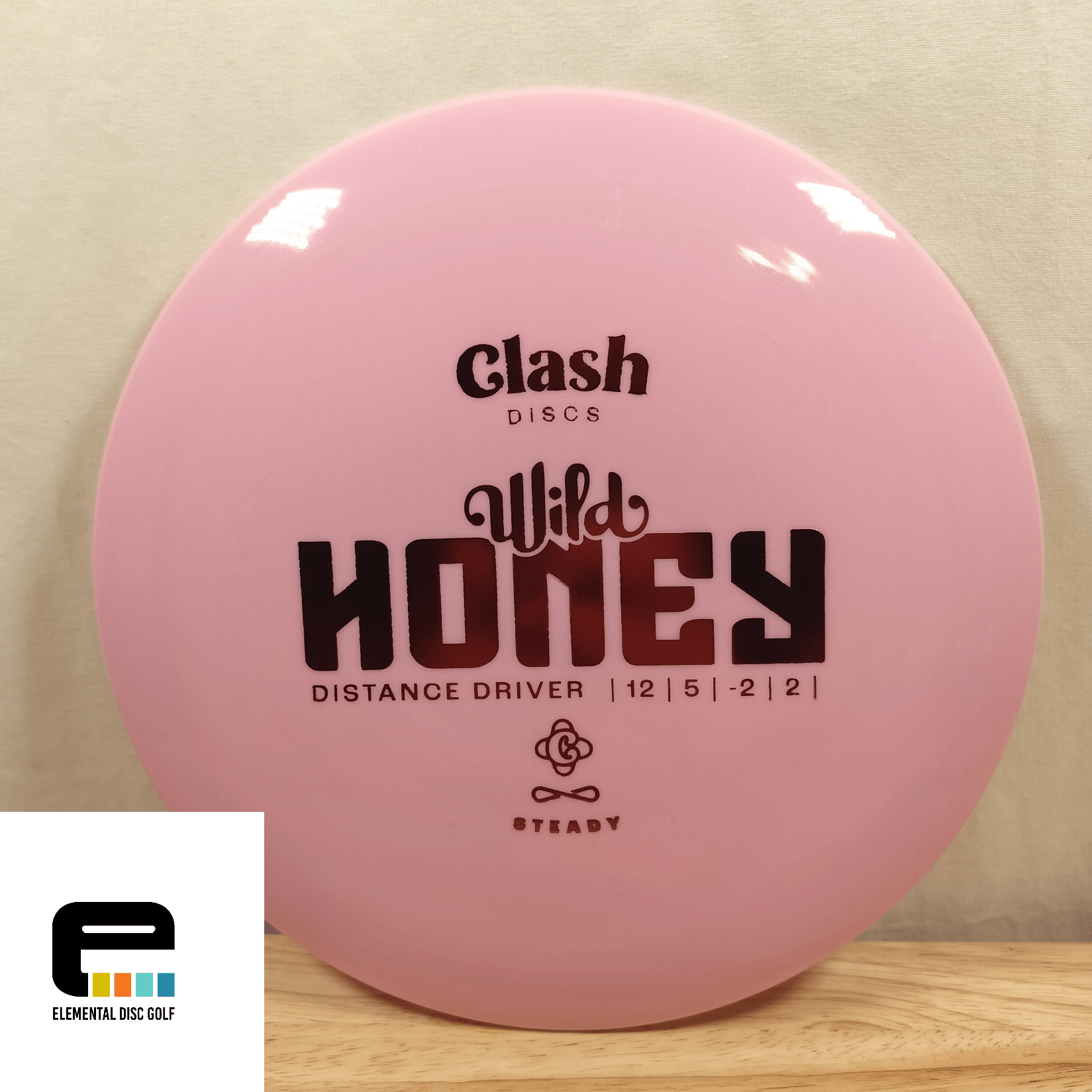 Clash Discs Wild Honey (12/5/-2/2) - Elemental Disc Golf