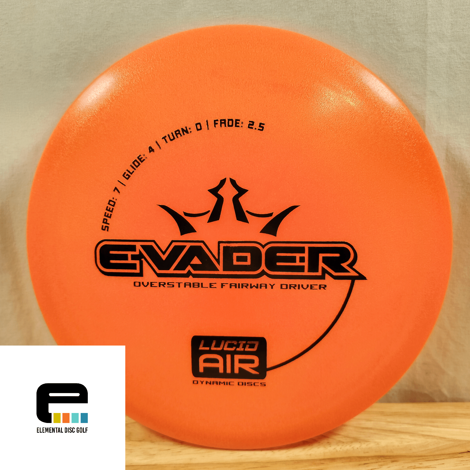 Dynamic Discs Evader (7/4/0/2.5) - Elemental Disc Golf