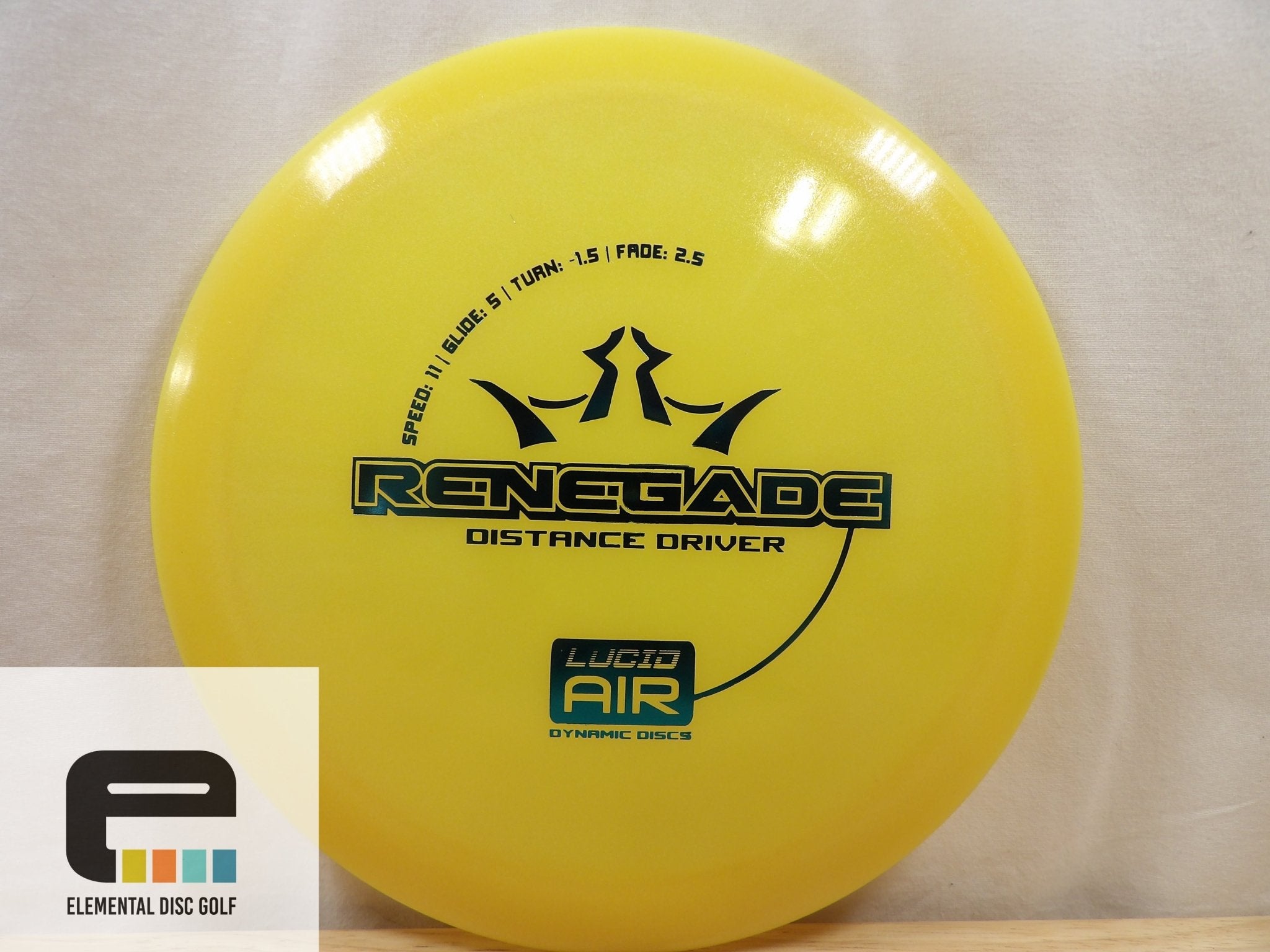 Dynamic Discs Renegade (11/5/-1.5/2.5) - Elemental Disc Golf