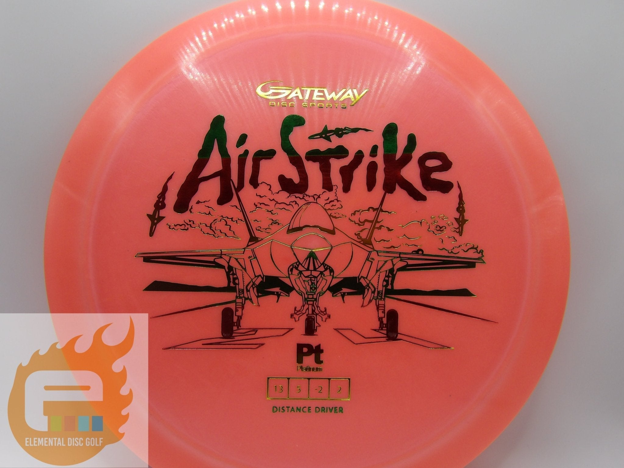 Gateway Discs Platinum Airstrike (13/5/-2/2) - Elemental Disc Golf