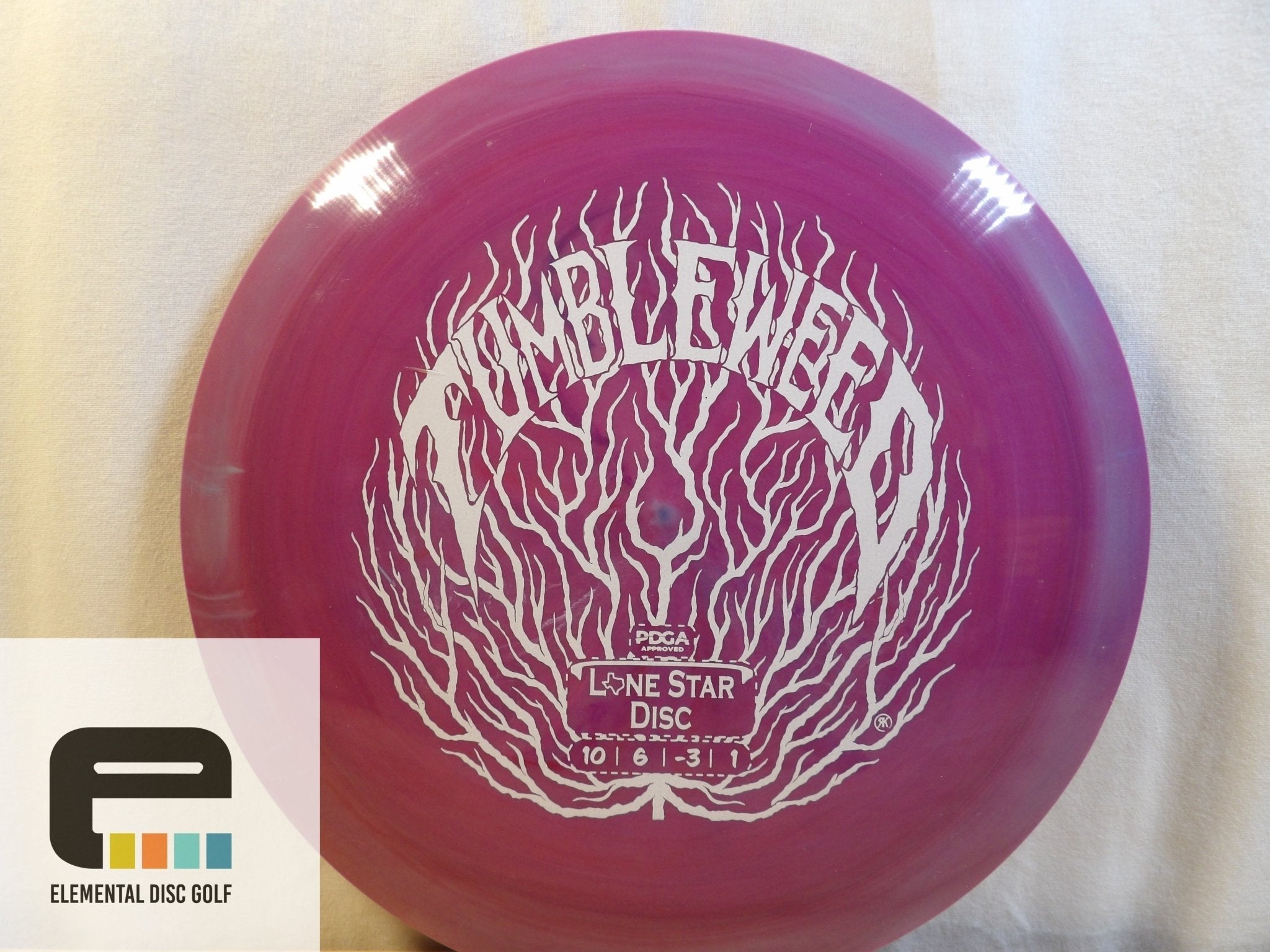 Lone Star Tumbleweed (10/6/-3/1) - Elemental Disc Golf