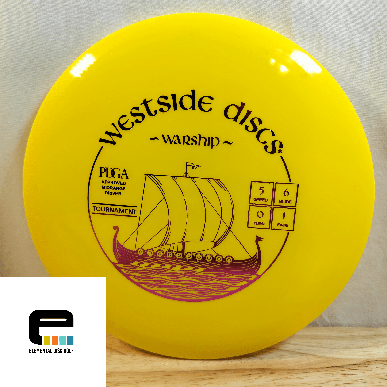 Westside Discs Warship (5/6/0/1) - Elemental Disc Golf