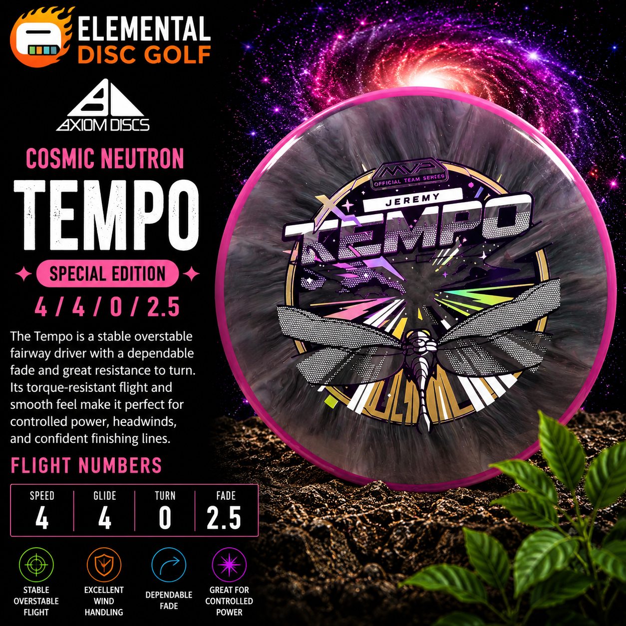 Axiom Cosmic Neutron Tempo (4/4/0/2.5) - Jeremy Koling Team Series