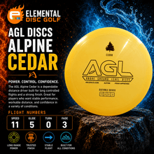 AGL Alpine Cedar (11/5/0/3) - Elemental Disc Golf