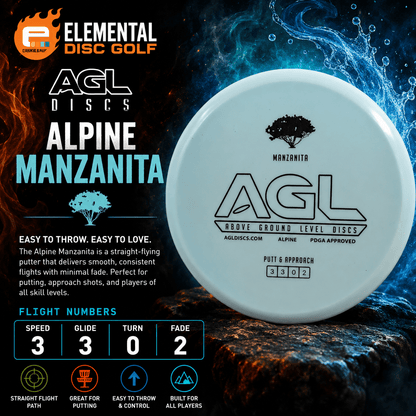 AGL Alpine Manzanita (3/3/0/2) - Elemental Disc Golf