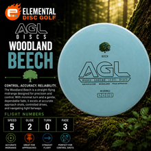 AGL Woodland Beech ( 5 / 2 / 0 / 3 ) - Elemental Disc Golf