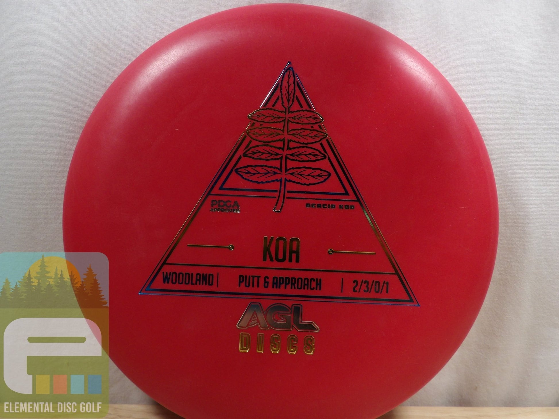 AGL Woodland Koa (2/3/0/1) - Elemental Disc Golf