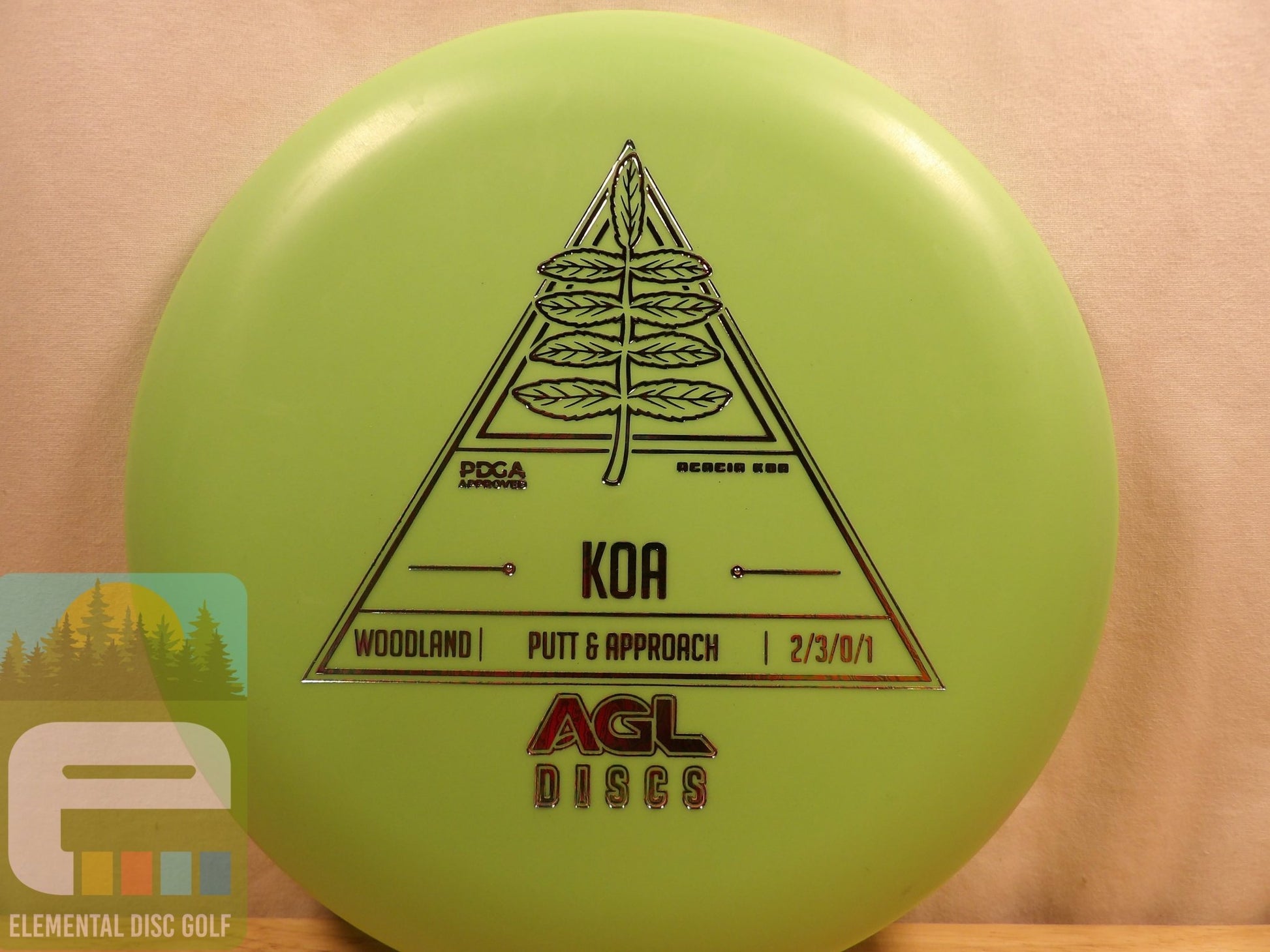 AGL Woodland Koa (2/3/0/1) - Elemental Disc Golf