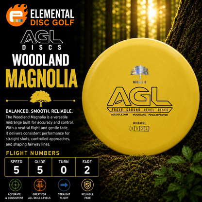 AGL Woodland Magnolia (5/5/0/2) - Elemental Disc Golf