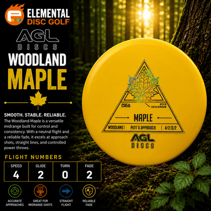 AGL Woodland Maple (4/2/0/2) - Elemental Disc Golf