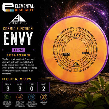 Axiom Cosmic Electron Firm Envy (3/3/0/2) - Elemental Disc Golf
